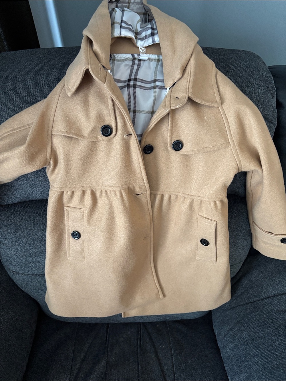 Girls Pea Coat/ dress coat